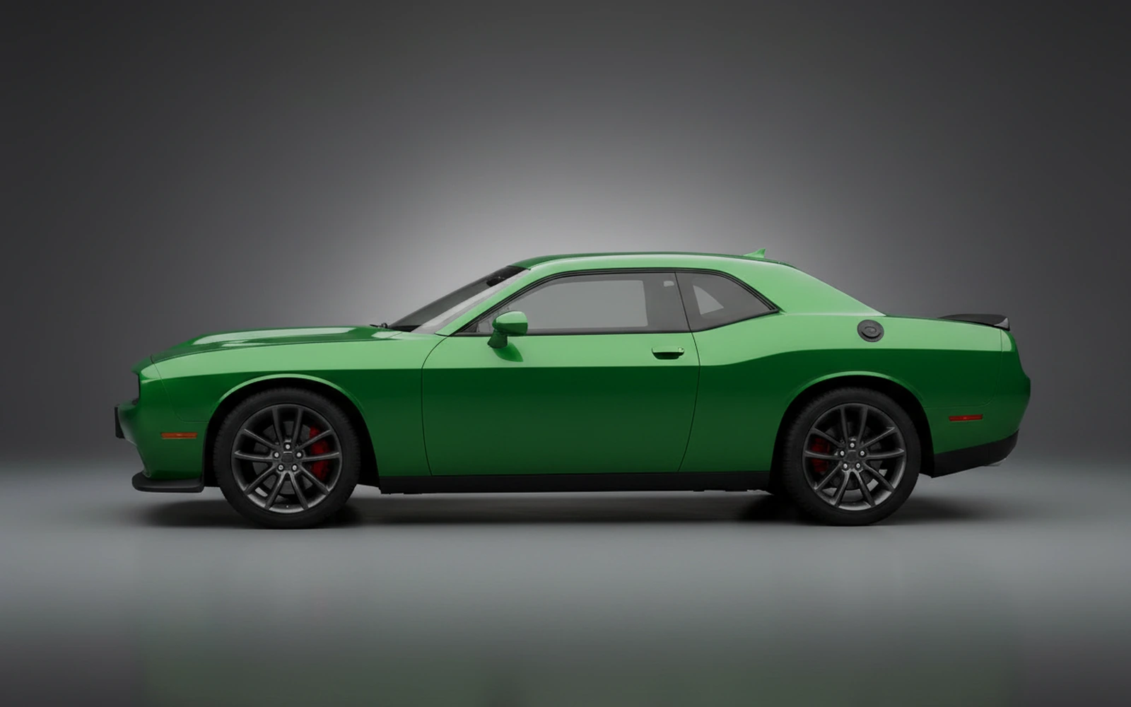 Dodge Challenger GT Green 2023 — exterior rear view