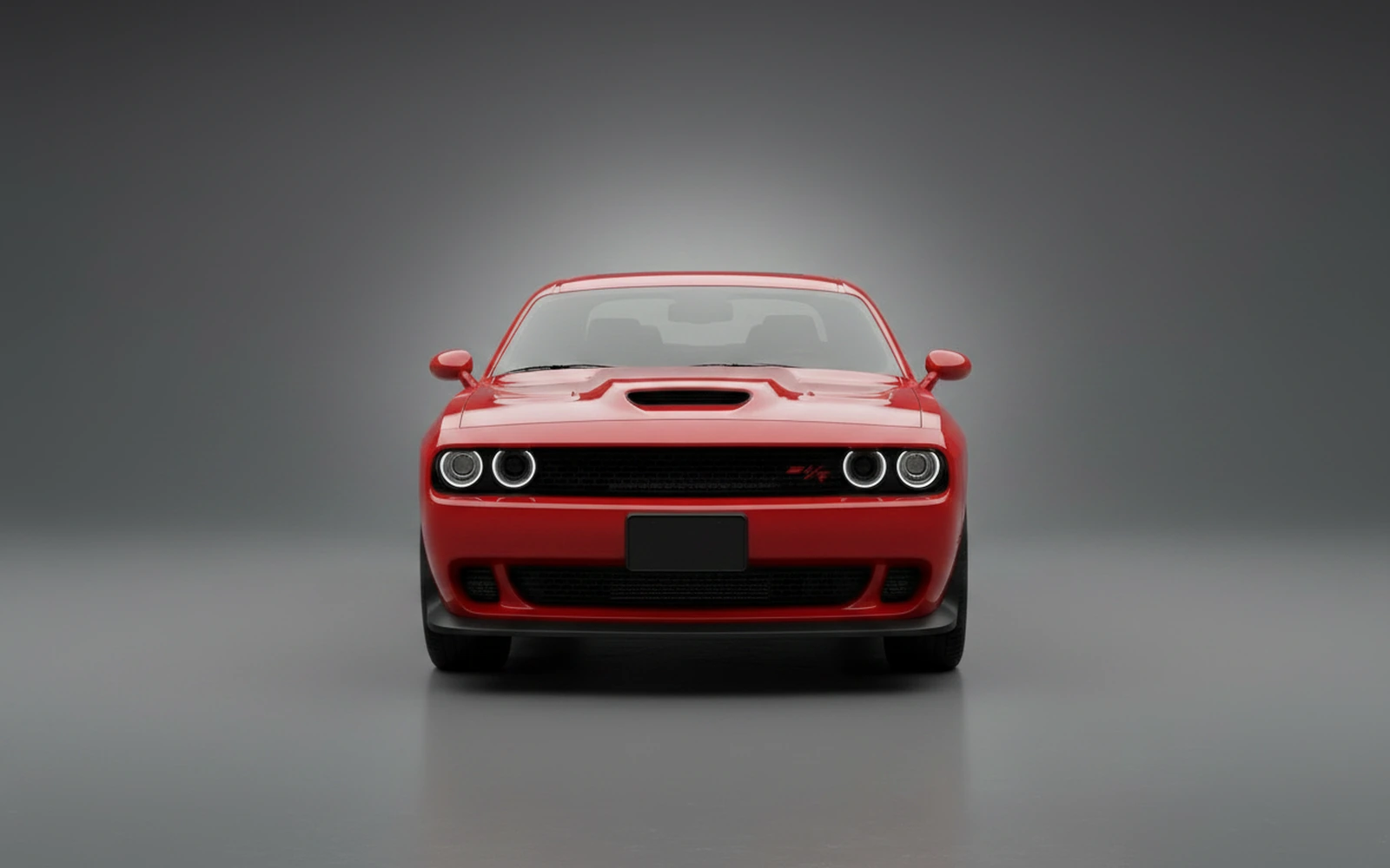 Dodge Challenger Red 2023 — exterior side view