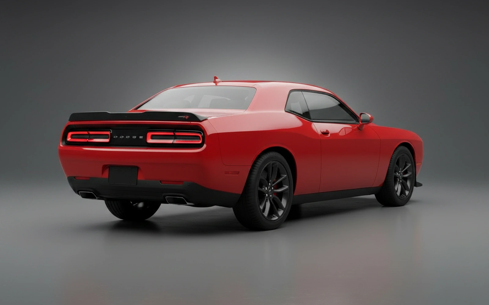 Dodge Challenger Red 2023 — interior dashboard