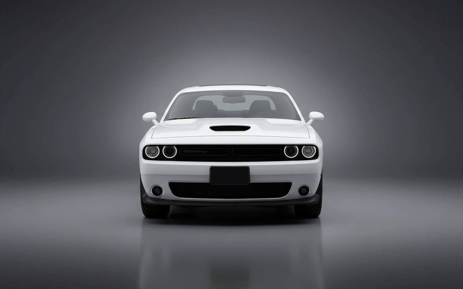 Dodge Challenger White 2022 — exterior side view