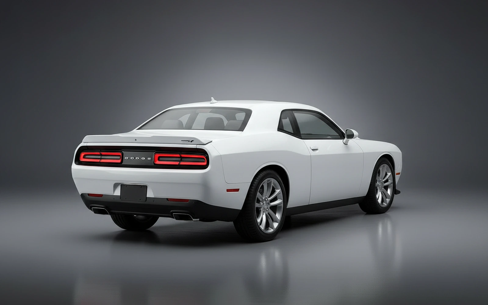 Dodge Challenger White 2022 — interior dashboard