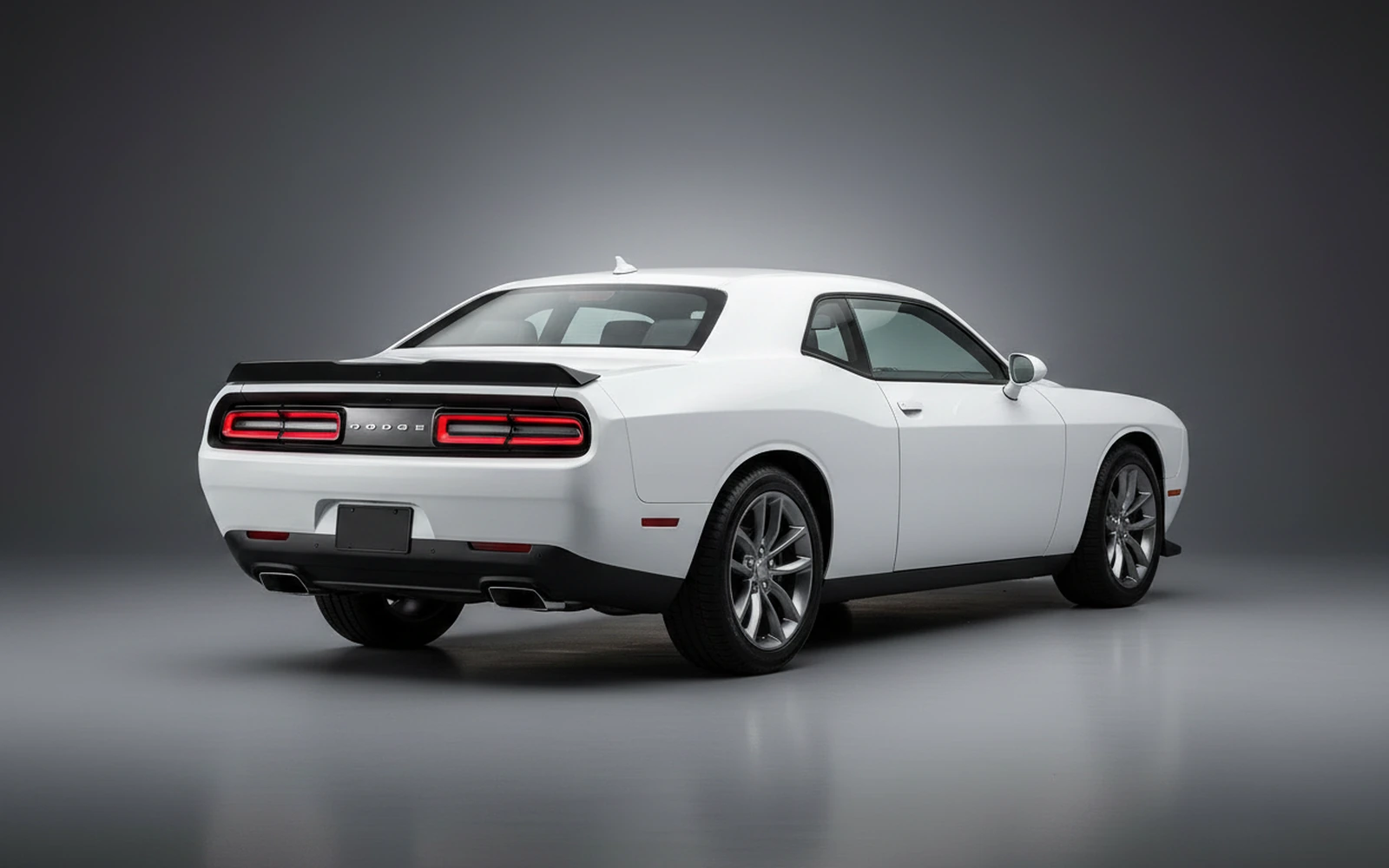 Dodge Challenger Black White 2023 — interior dashboard