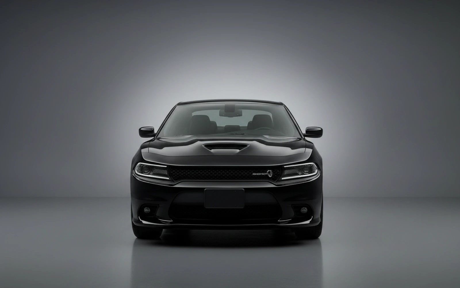 Dodge Charger Black 2022 — exterior side view