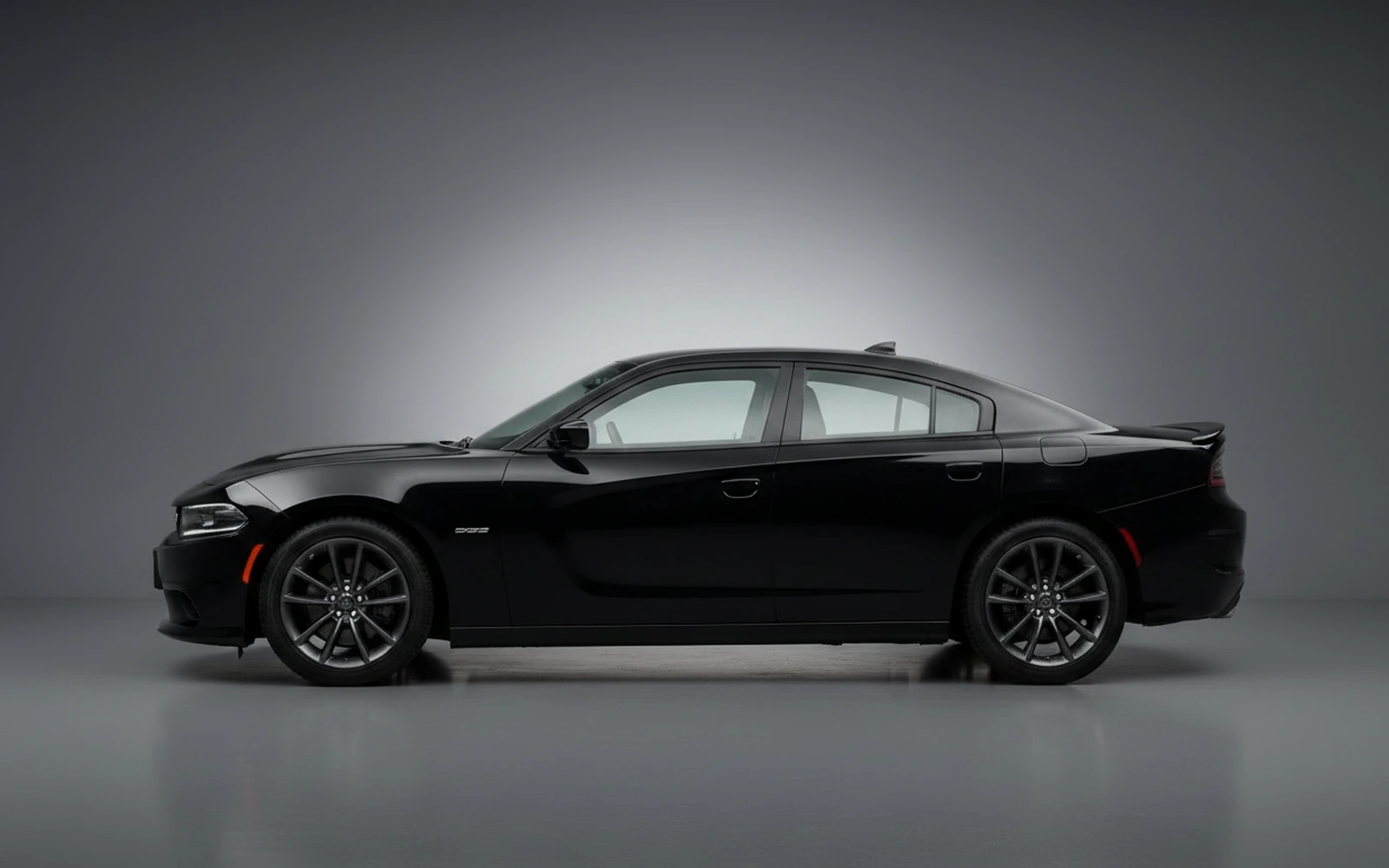 Dodge Charger Black 2022 — exterior rear view