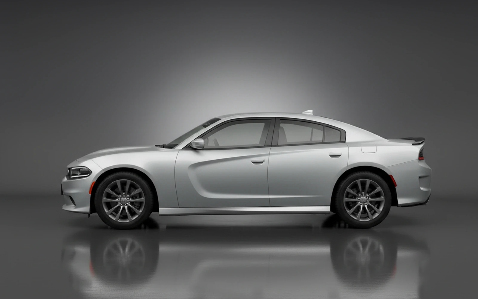 Dodge Charger Silver 2022 — exterior rear view