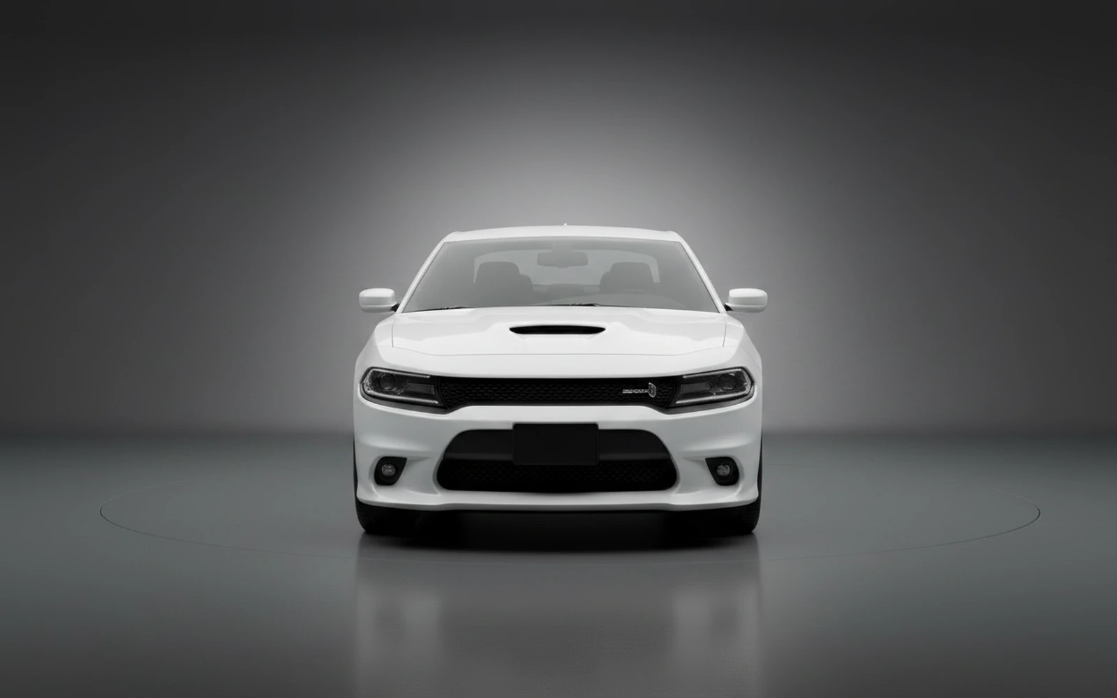 Dodge Charger White 2022 — exterior side view
