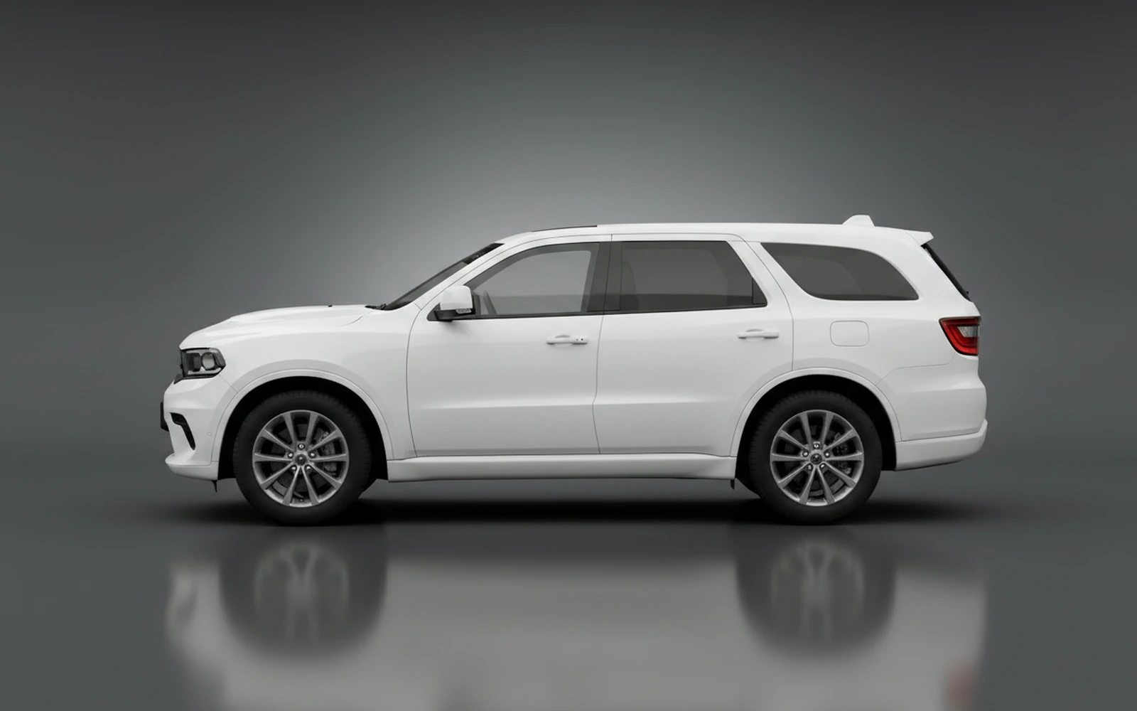 Dodge Durango White 2023 — exterior rear view