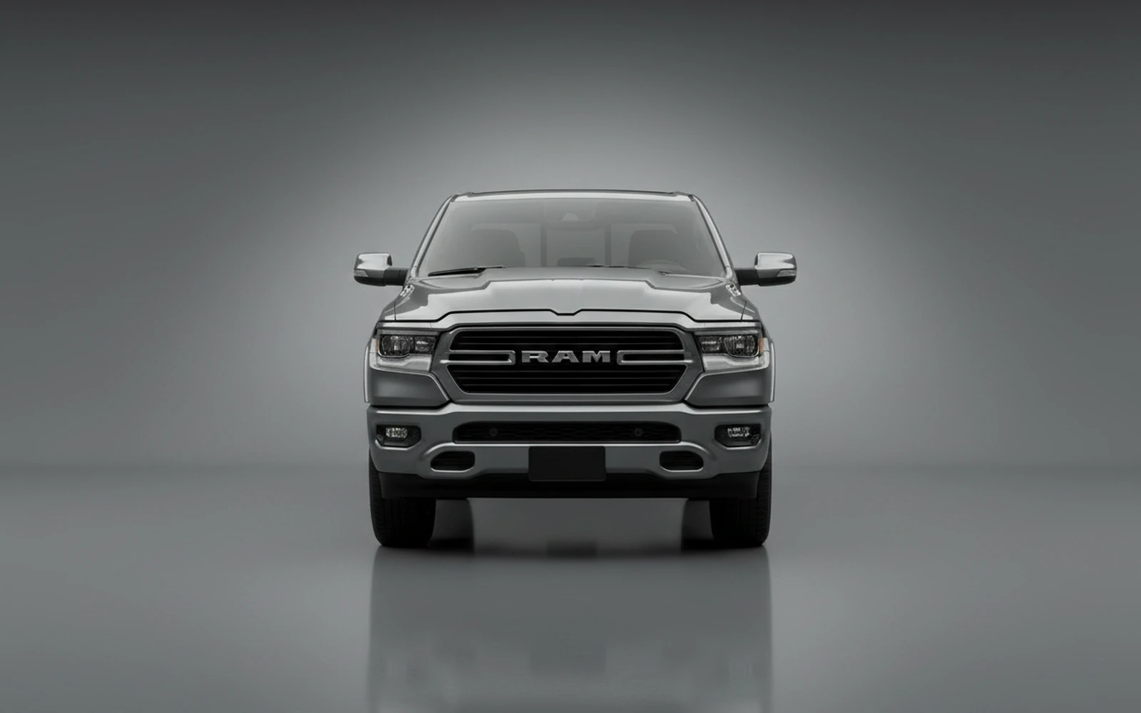Dodge Ram 1500 Hemi V8 Grey 2022 — exterior side view