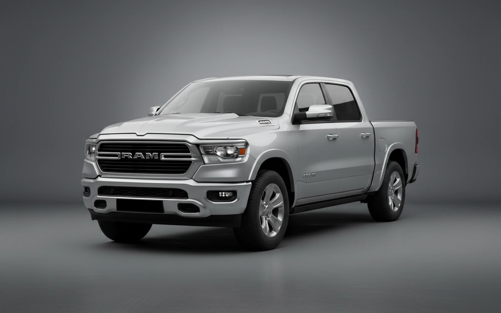 Dodge Ram 1500 Hemi V8 Plata 2022 for rent in Miami — exterior front view