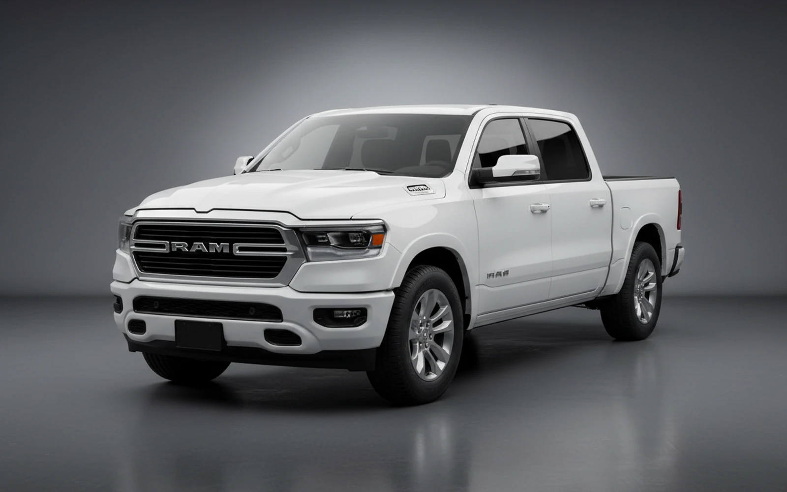 Dodge Ram 1500 Hemi V8 Blanco 2022 for rent in Miami — exterior front view