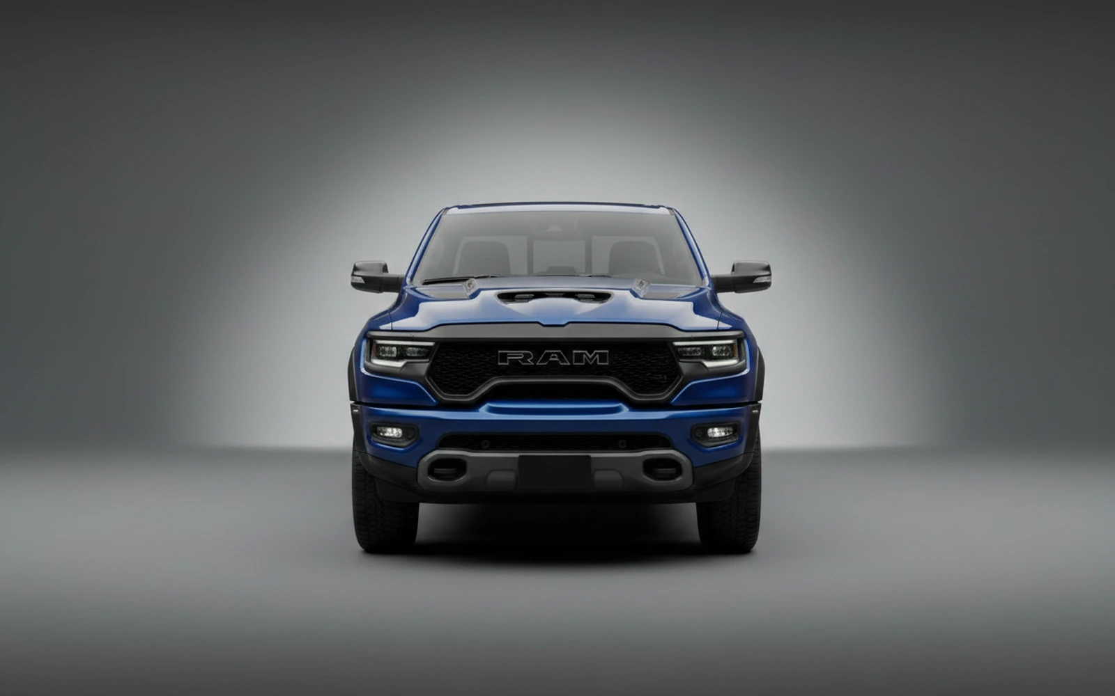 Dodge Ram TRX Blue 2021 — exterior side view