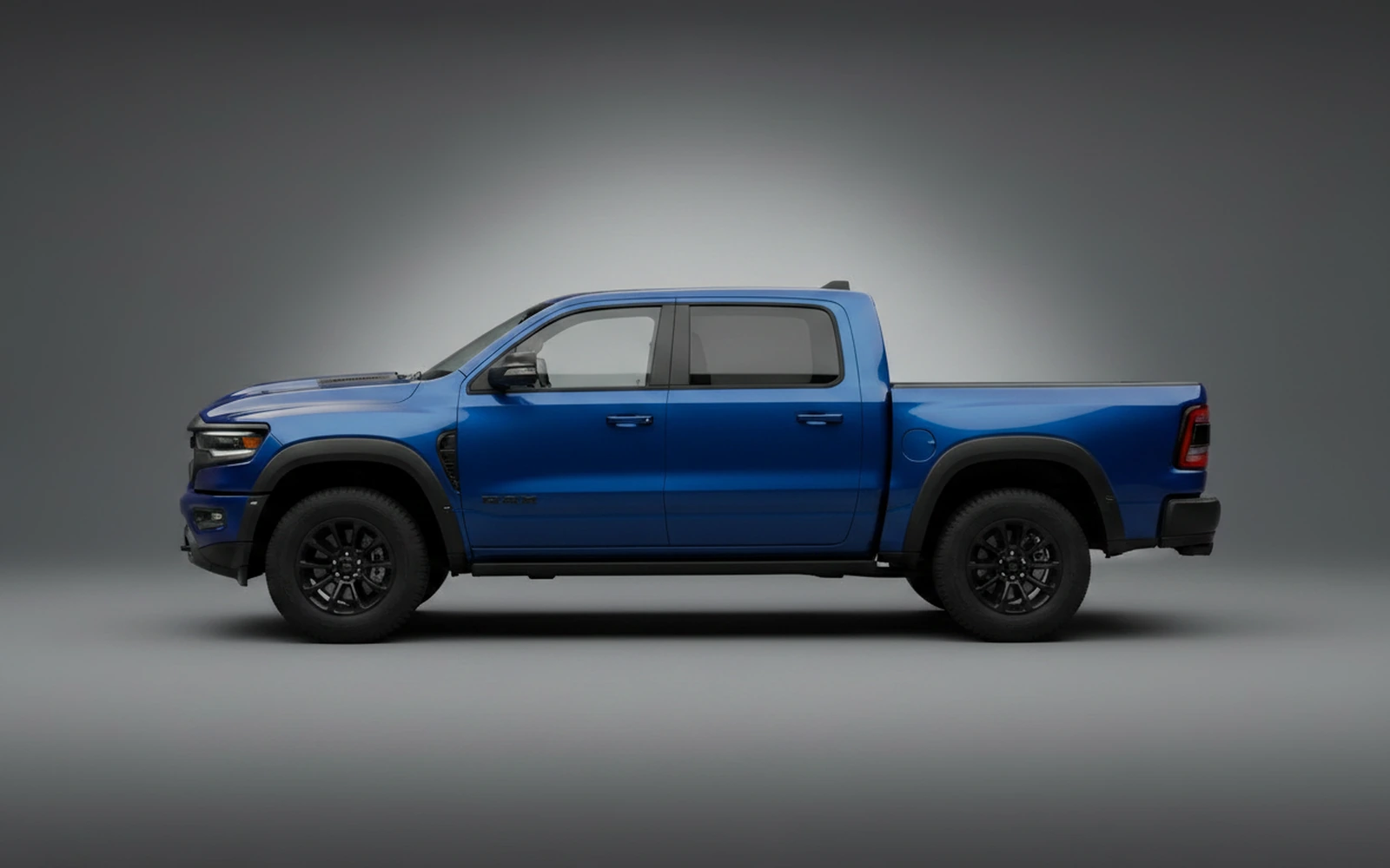Dodge Ram TRX Blue 2021 — exterior rear view