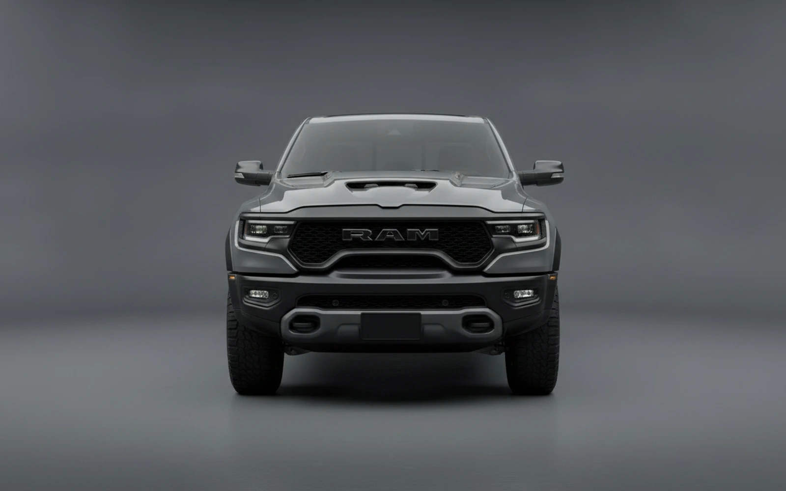 Dodge Ram TRX Grey 2021 — exterior side view
