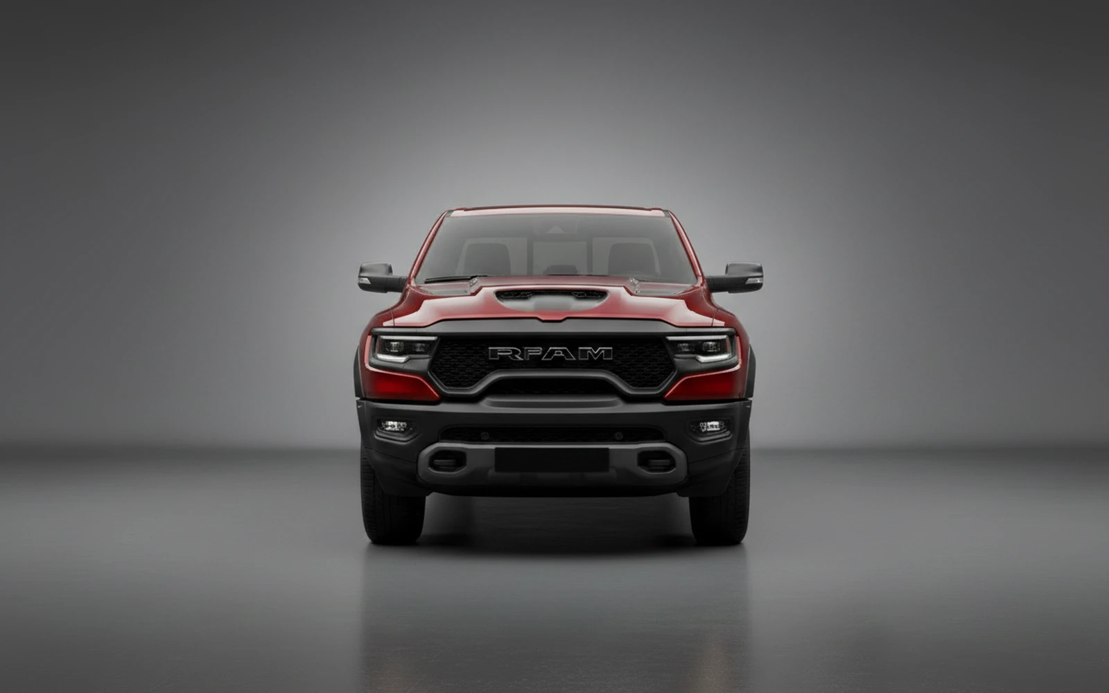 Dodge Ram TRX Red 2021 — exterior side view