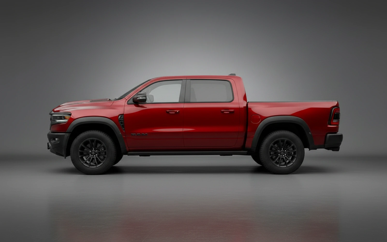 Dodge Ram TRX Red 2021 — exterior rear view