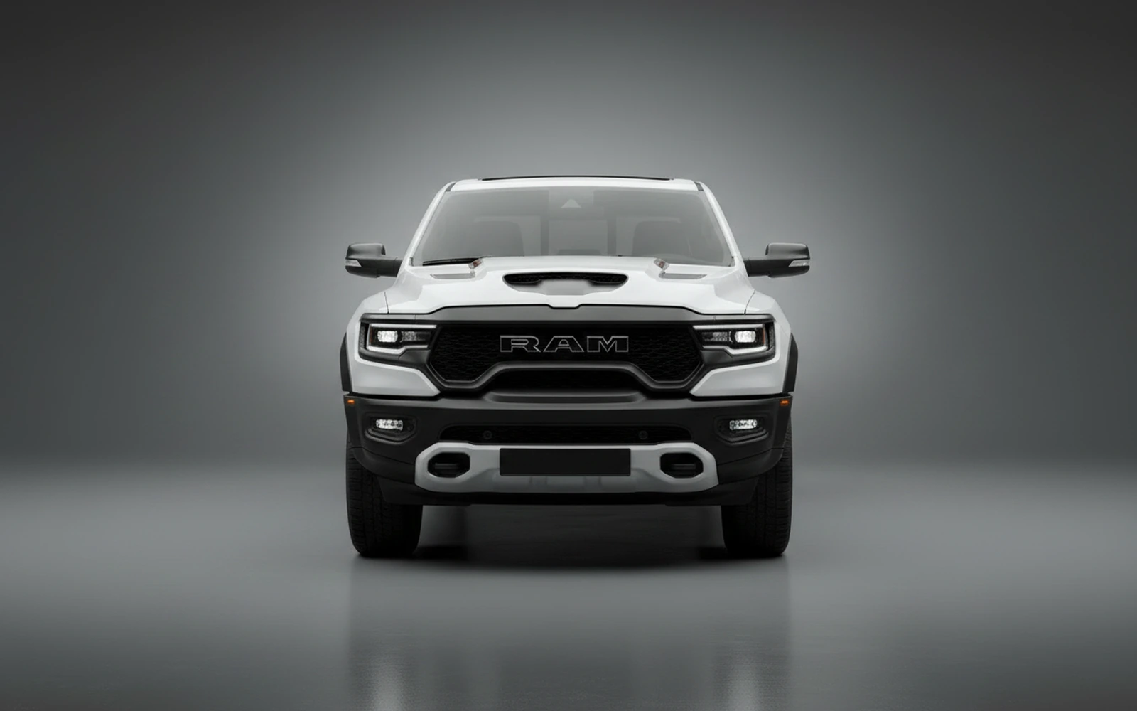Dodge Ram TRX Blanco 2021 — exterior side view