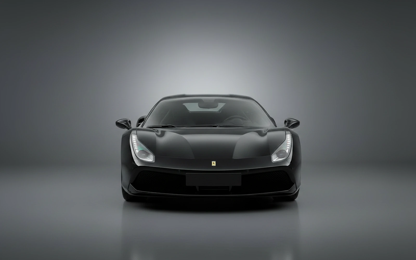 Ferrari 488 GTB Negro 2018 — exterior side view