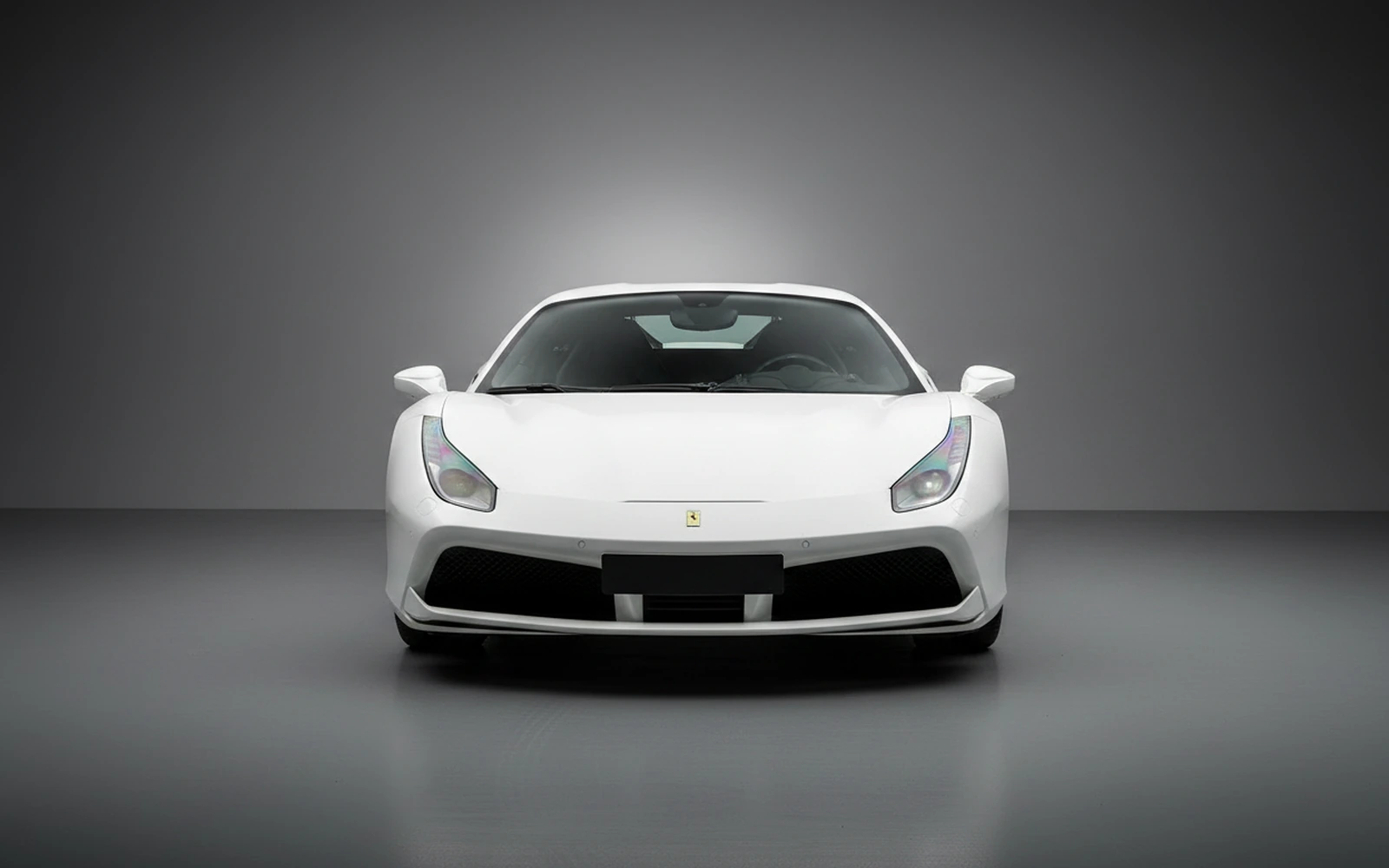 Ferrari 488 GTB White 2018 — exterior side view
