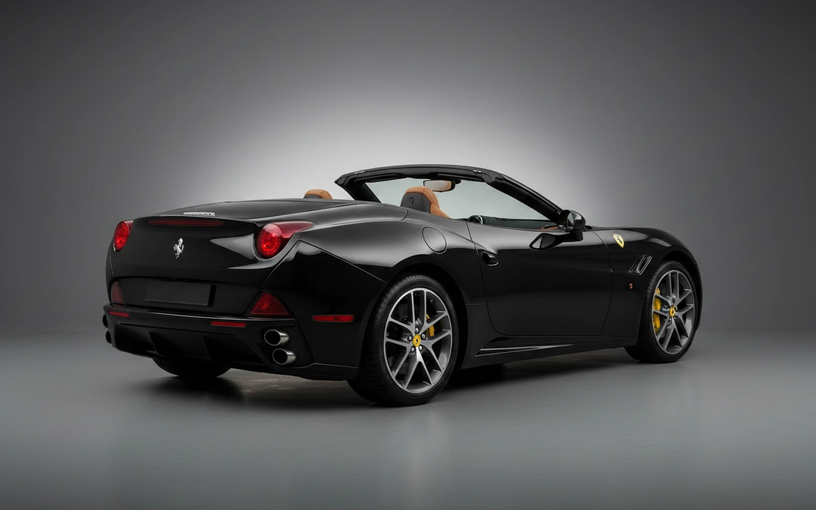 Ferrari California Black 2022 — interior dashboard