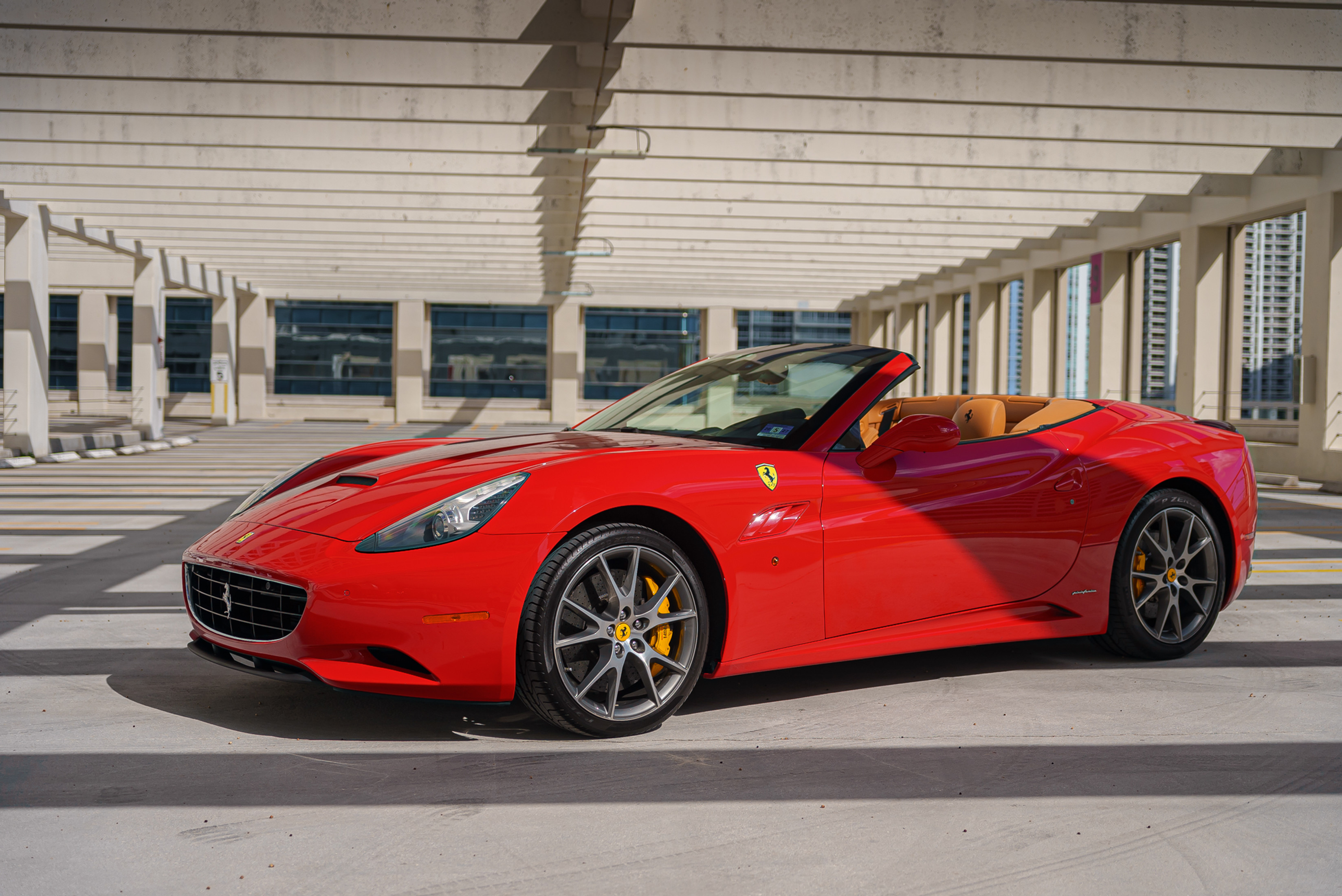 Ferrari California on the Overseas Highway to the Florida Keys