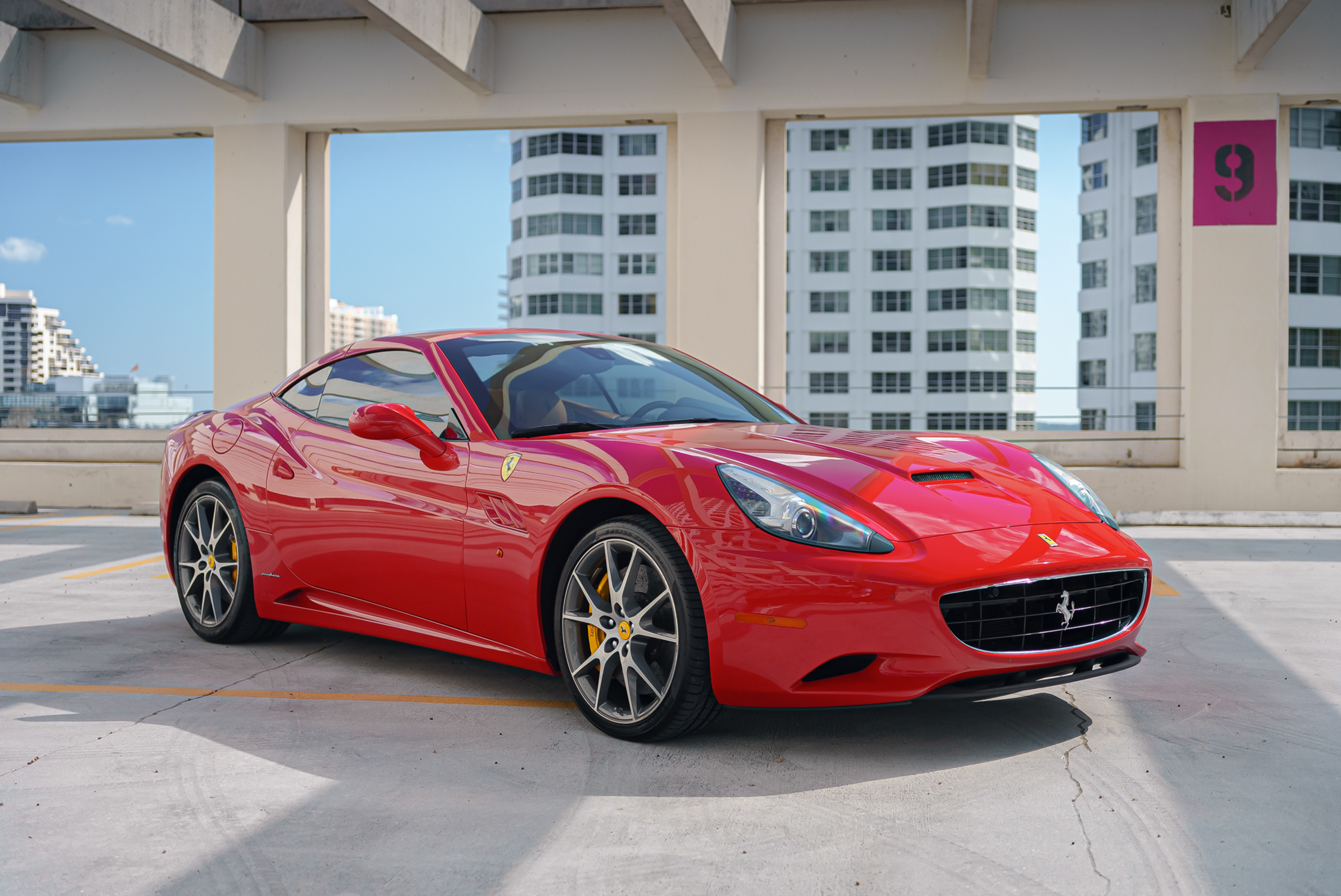 Ferrari California Red — exterior rear view