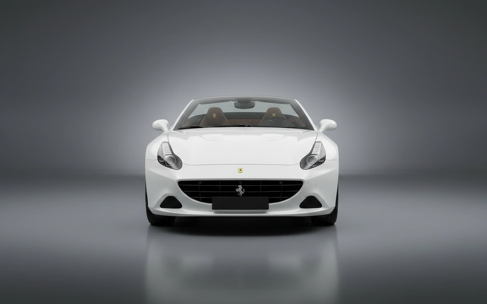 Ferrari California White 2022 — exterior side view