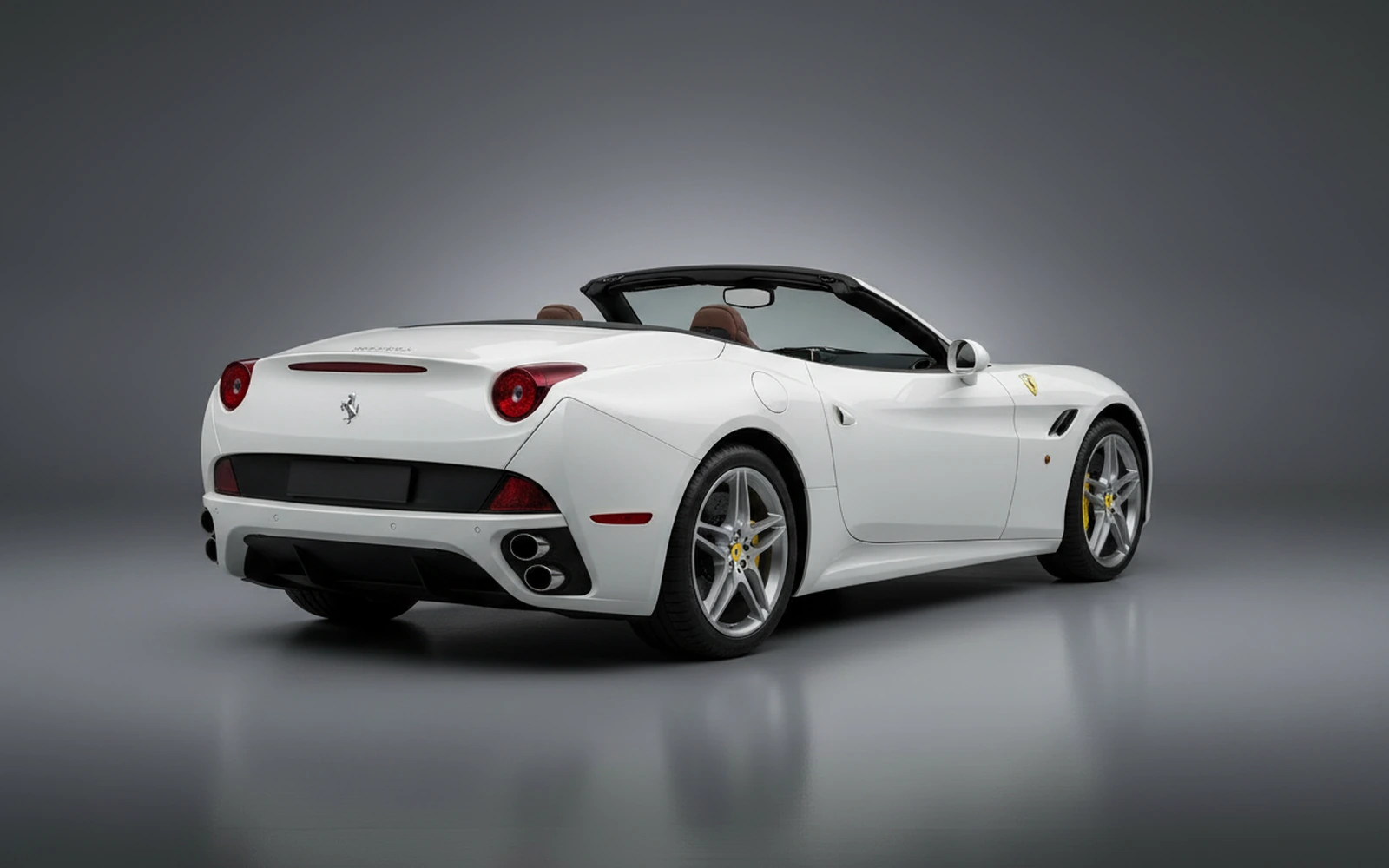 Ferrari California White 2022 — interior dashboard