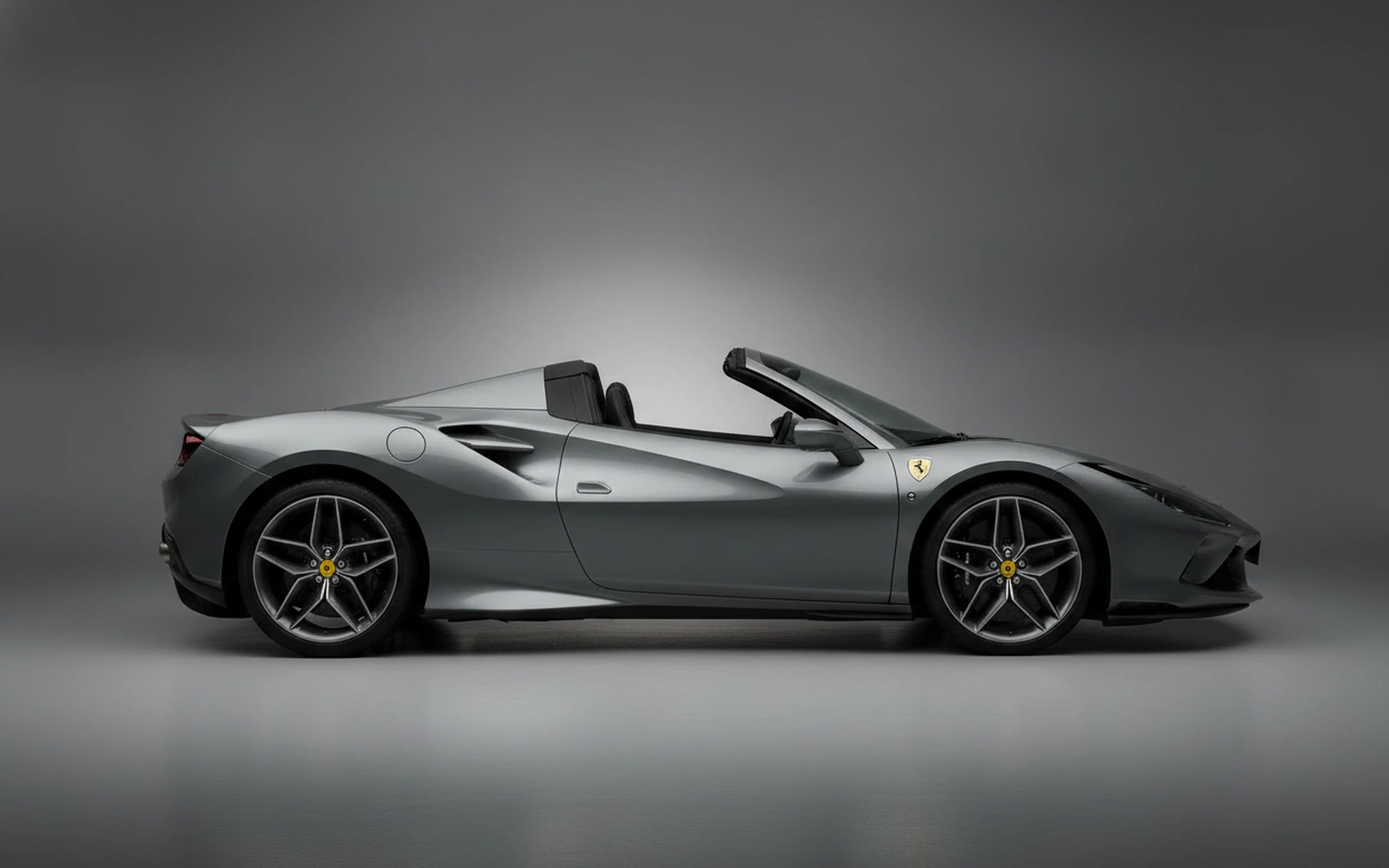 Ferrari F8 Tributo Spider Grey 2022 — exterior rear view
