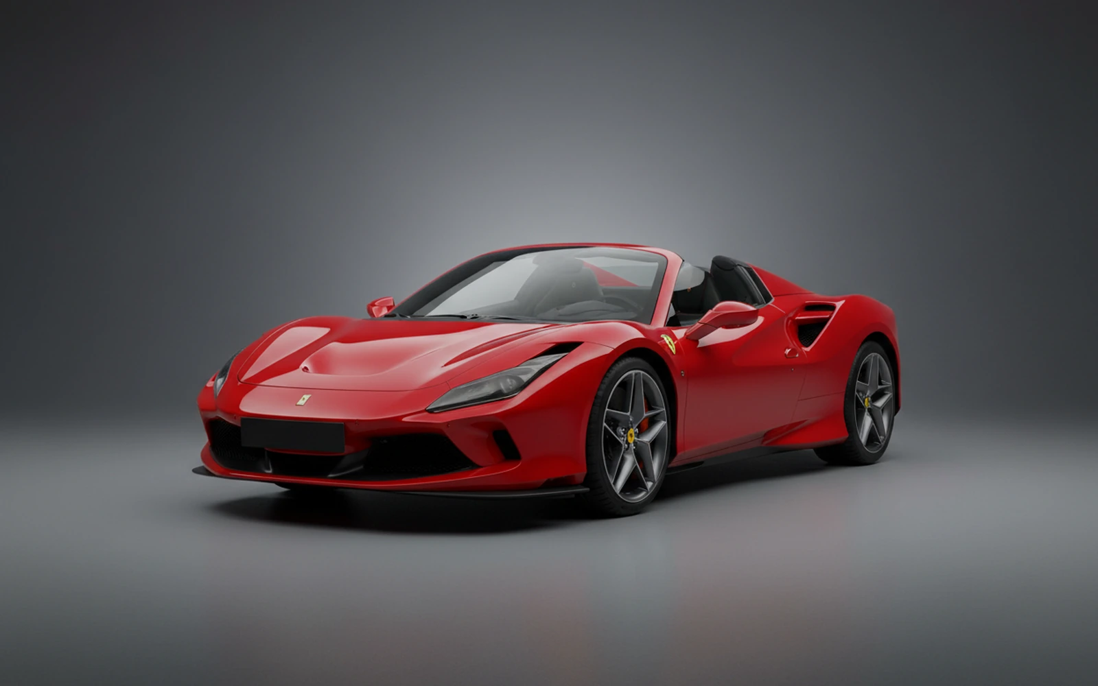 Ferrari F8 Tributo Spider Red 2022 for rent in Miami — exterior photo