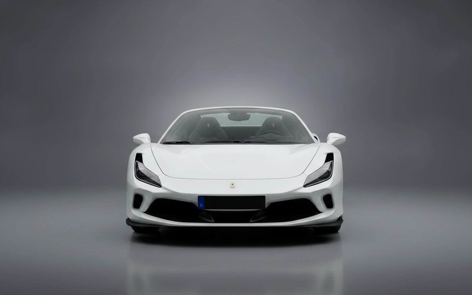 Ferrari F8 Tributo Spider White 2022 — exterior side view