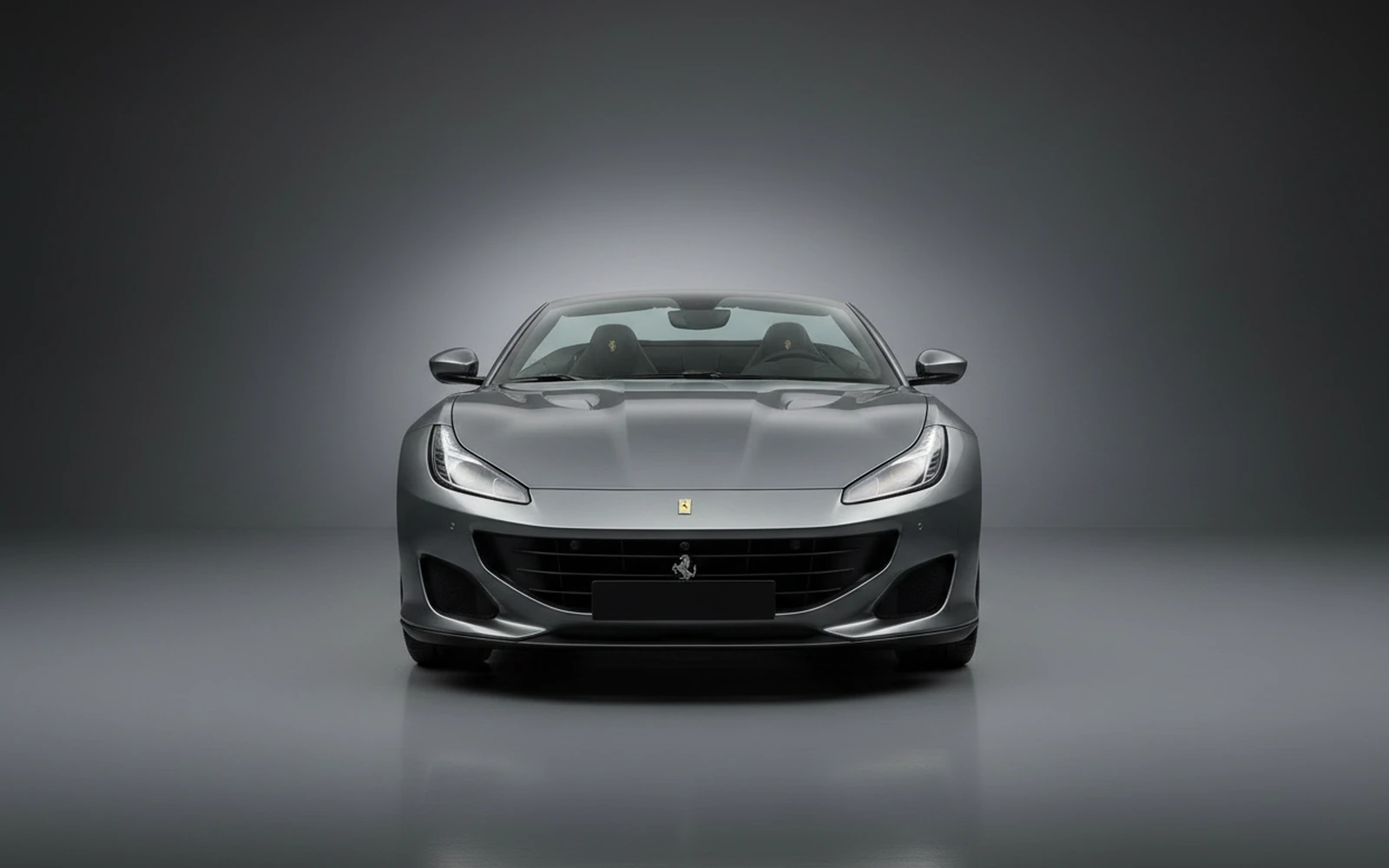 Ferrari Portofino Grey 2020 — exterior side view