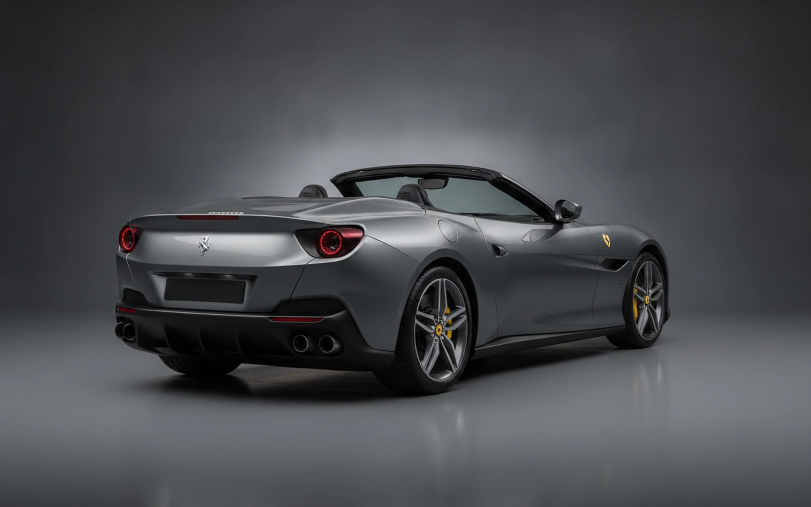 Ferrari Portofino Grey 2020 — interior dashboard