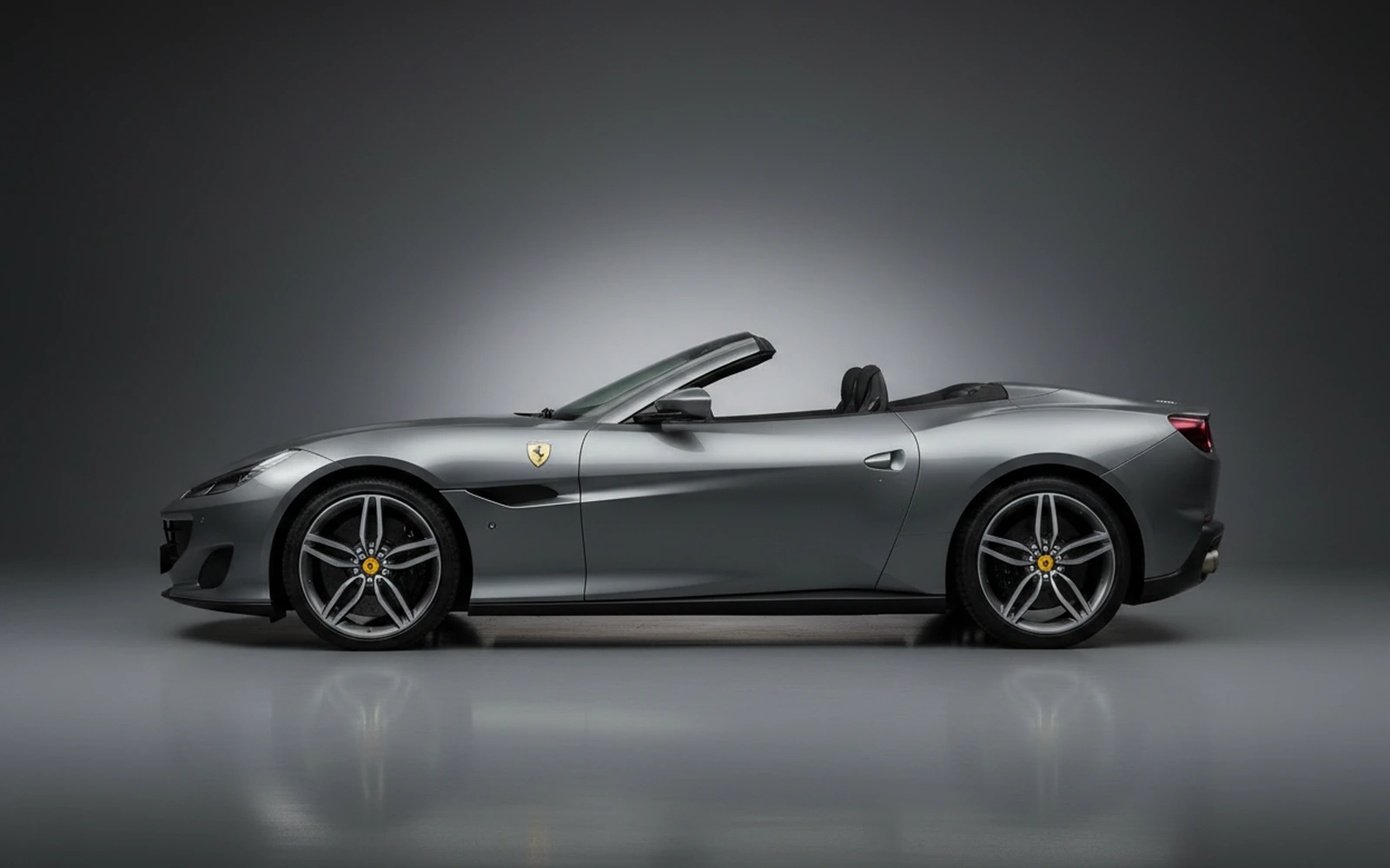 Ferrari Portofino Grey 2020 — exterior rear view