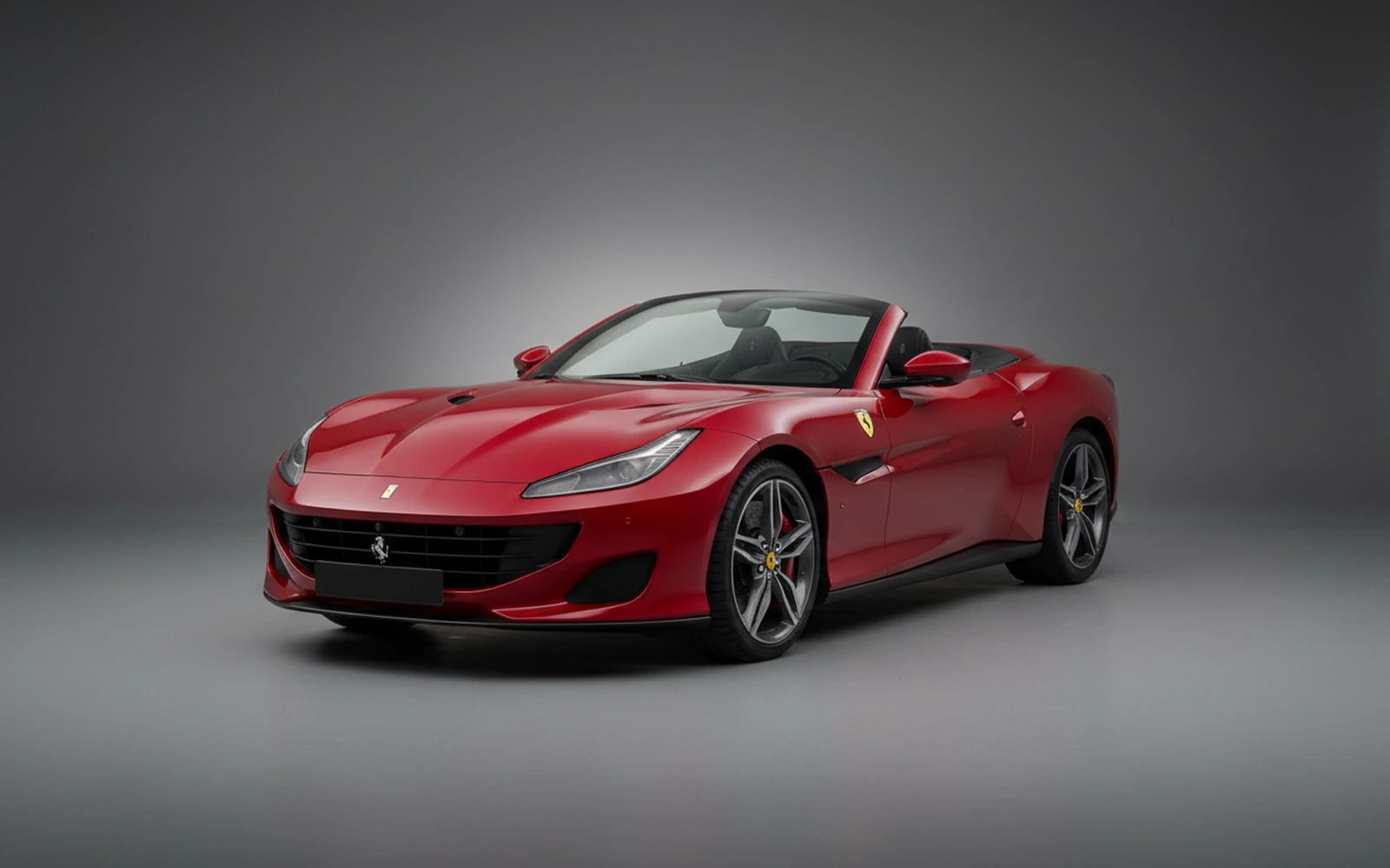 Ferrari Portofino Red 2020 for rent in Miami — exterior front view