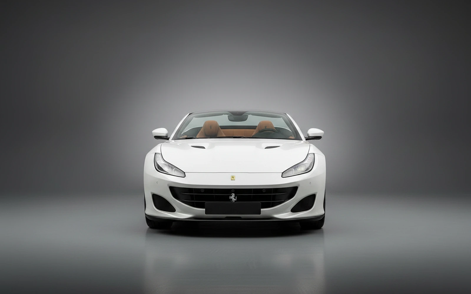 Ferrari Portofino White 2020 — exterior side view