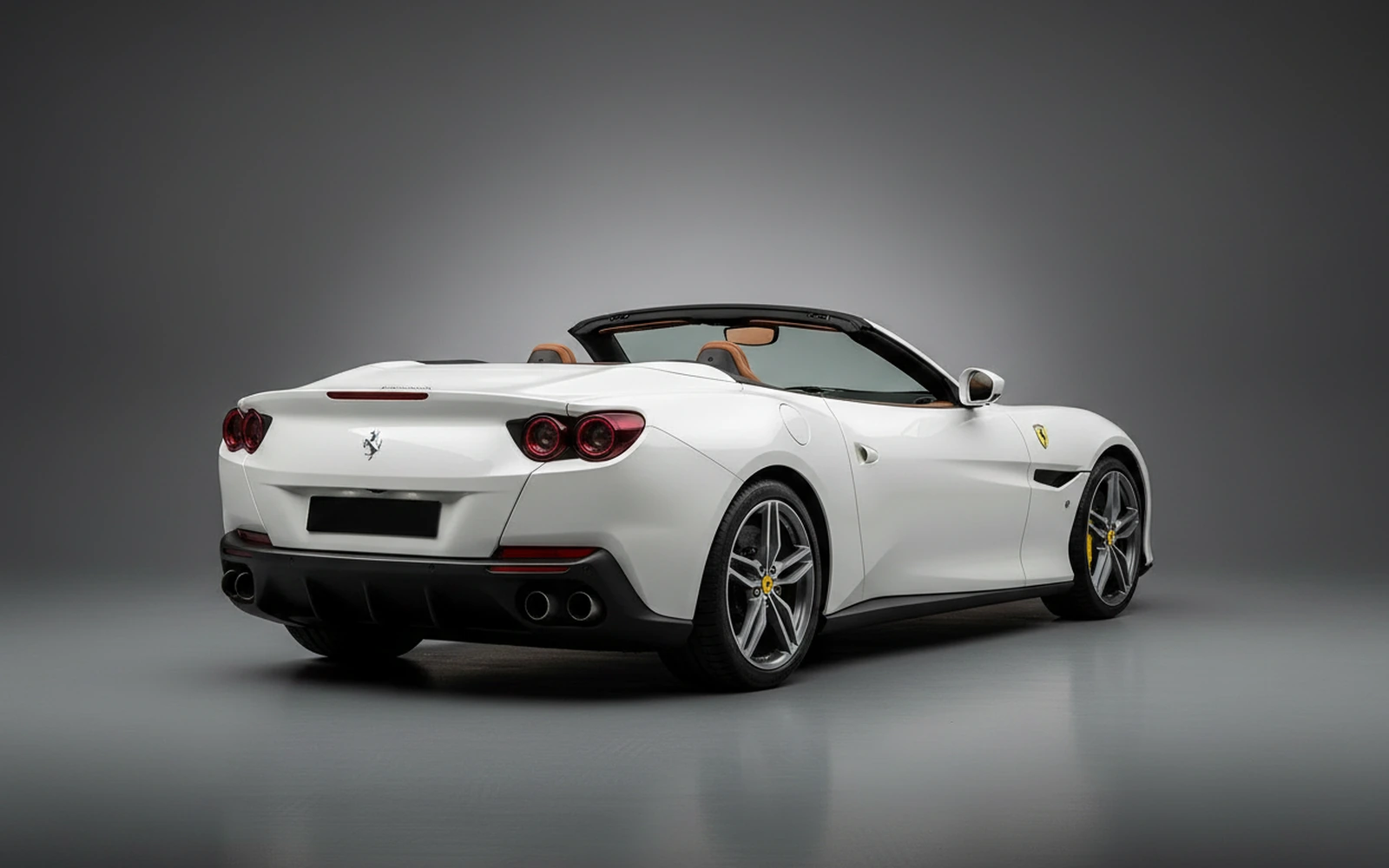 Ferrari Portofino White 2020 — interior dashboard