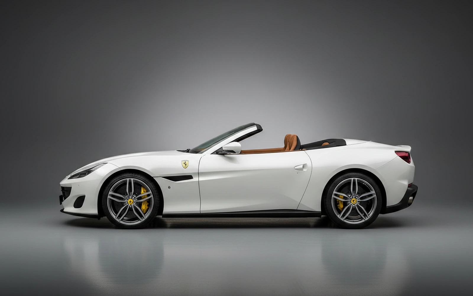 Ferrari Portofino White 2020 — exterior rear view