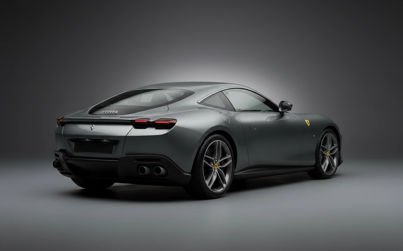 Ferrari Roma Grey 2021 — interior dashboard