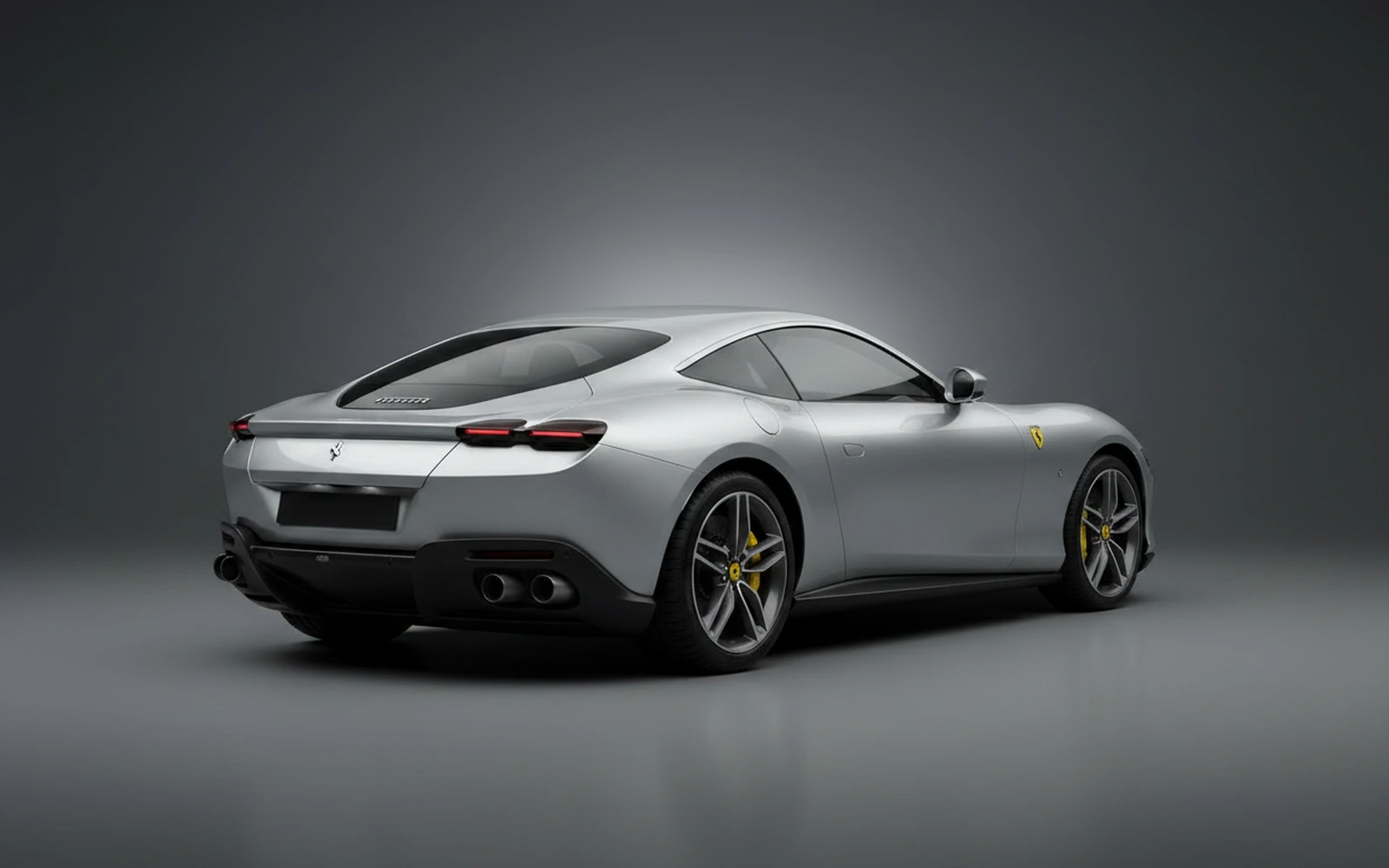 Ferrari Roma Silver 2021 — interior dashboard