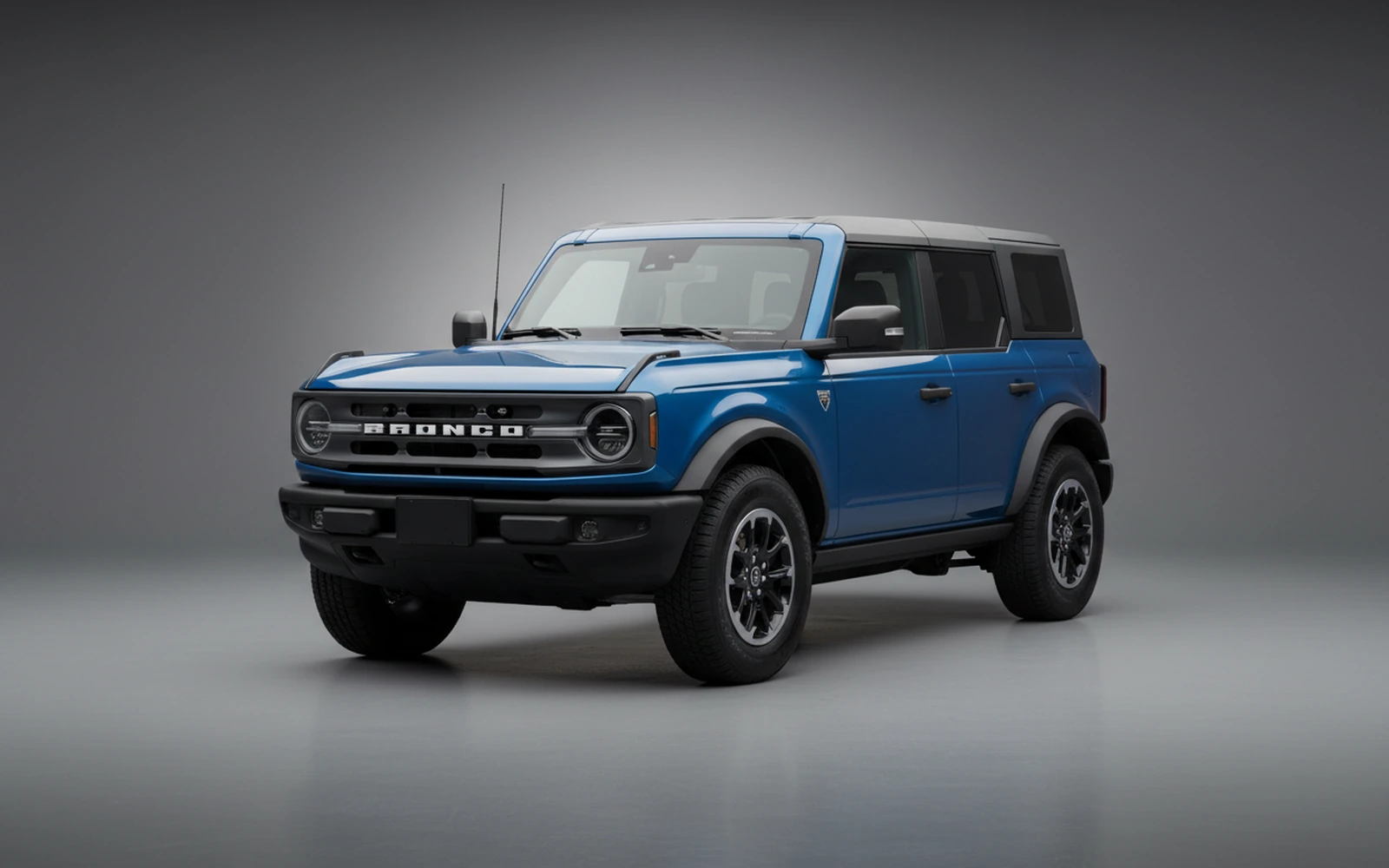 Ford Bronco Blue 2022 for rent in Miami — exterior photo