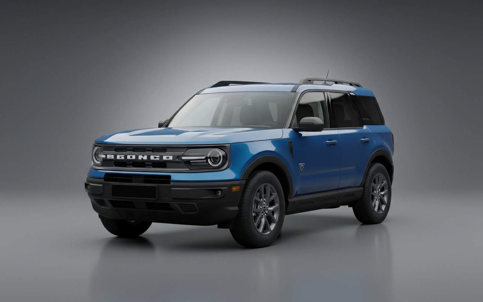 Ford Bronco Sport Blue 2022 for rent in Miami — exterior photo
