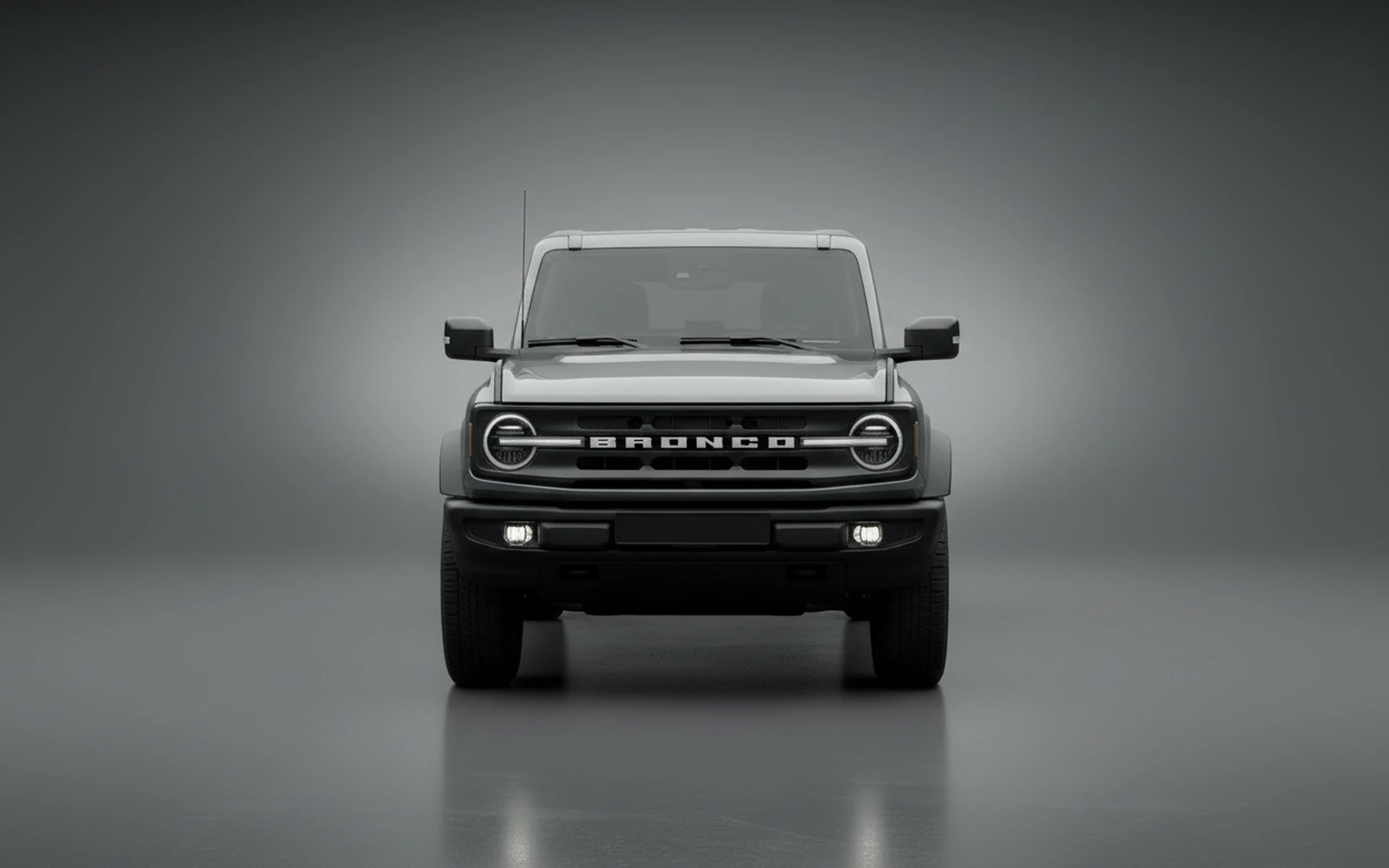 Ford Bronco Grey 2021 — exterior side view