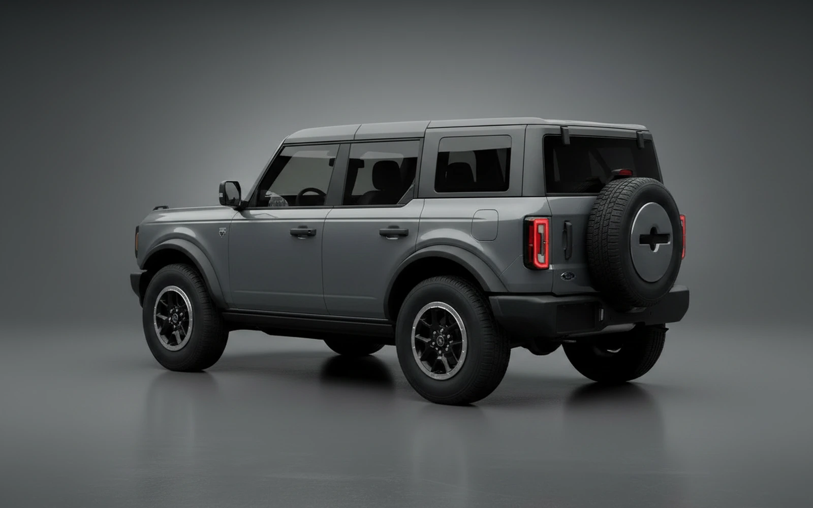 Ford Bronco Grey 2021 — interior dashboard