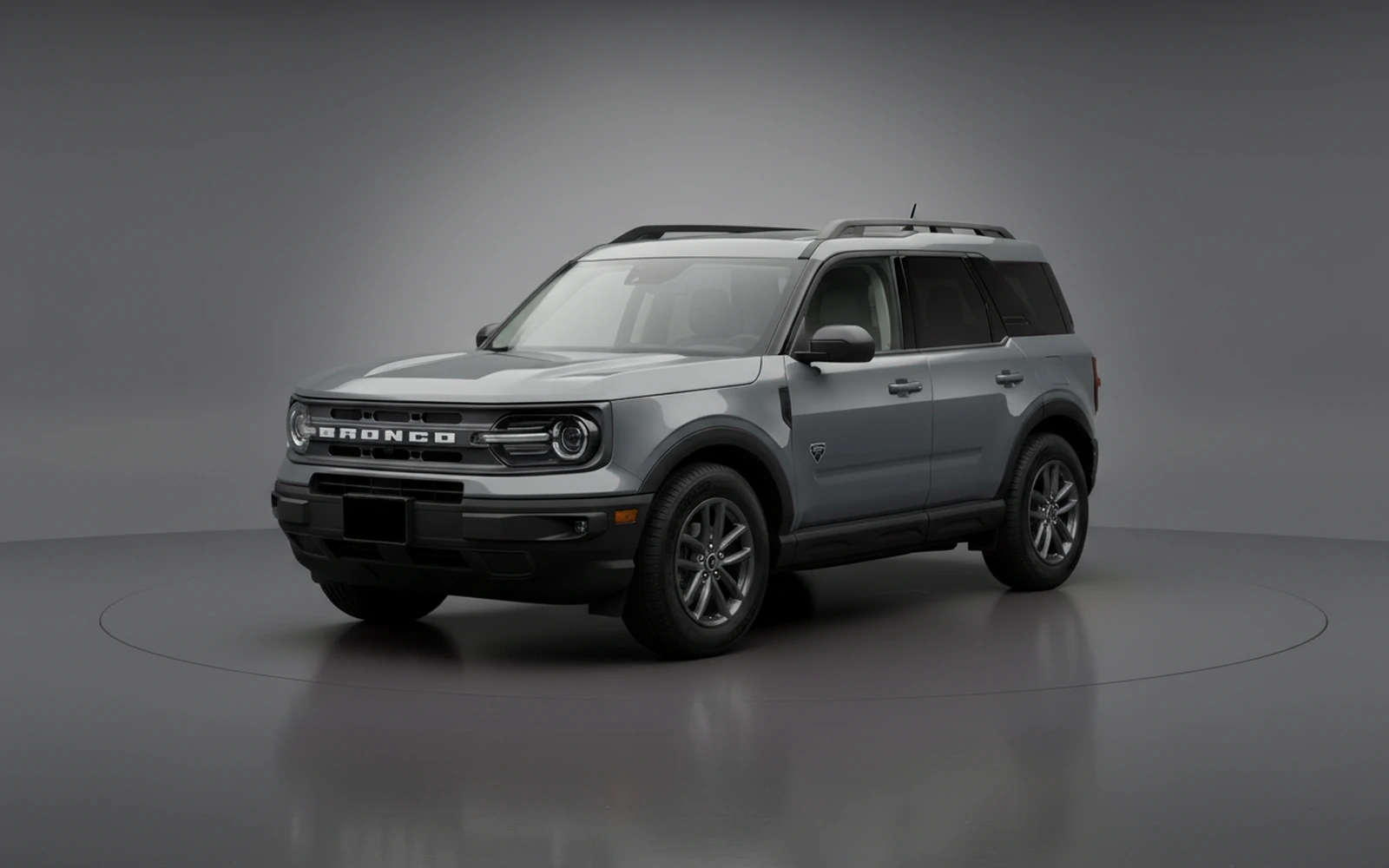 Ford Bronco Sport Grey 2022 for rent in Miami — exterior photo