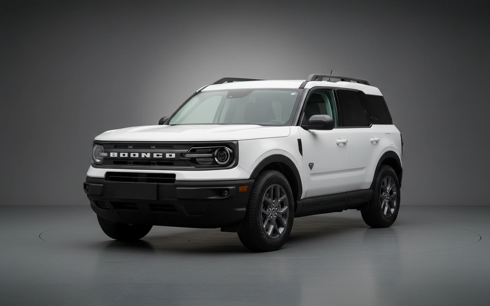 Ford Bronco Sport White 2021 for rent in Miami — exterior front view