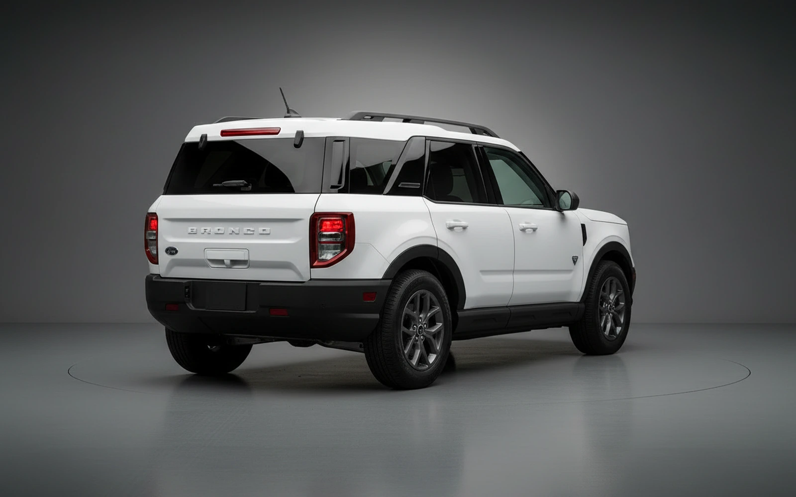 Ford Bronco Sport White 2021 — interior dashboard