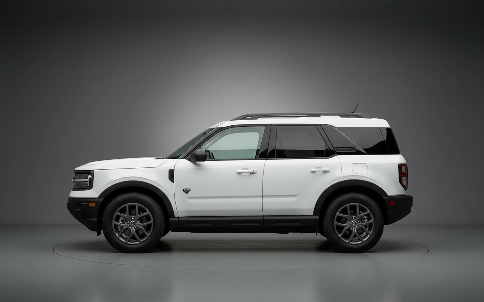 Ford Bronco Sport White 2021 — exterior rear view