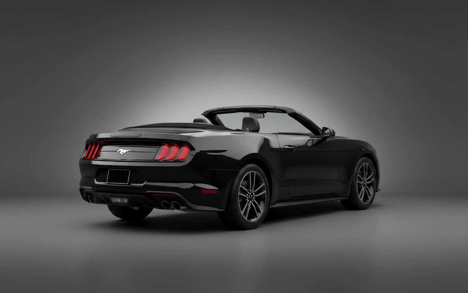 Ford Mustang Convertible D Black 2022 — interior dashboard