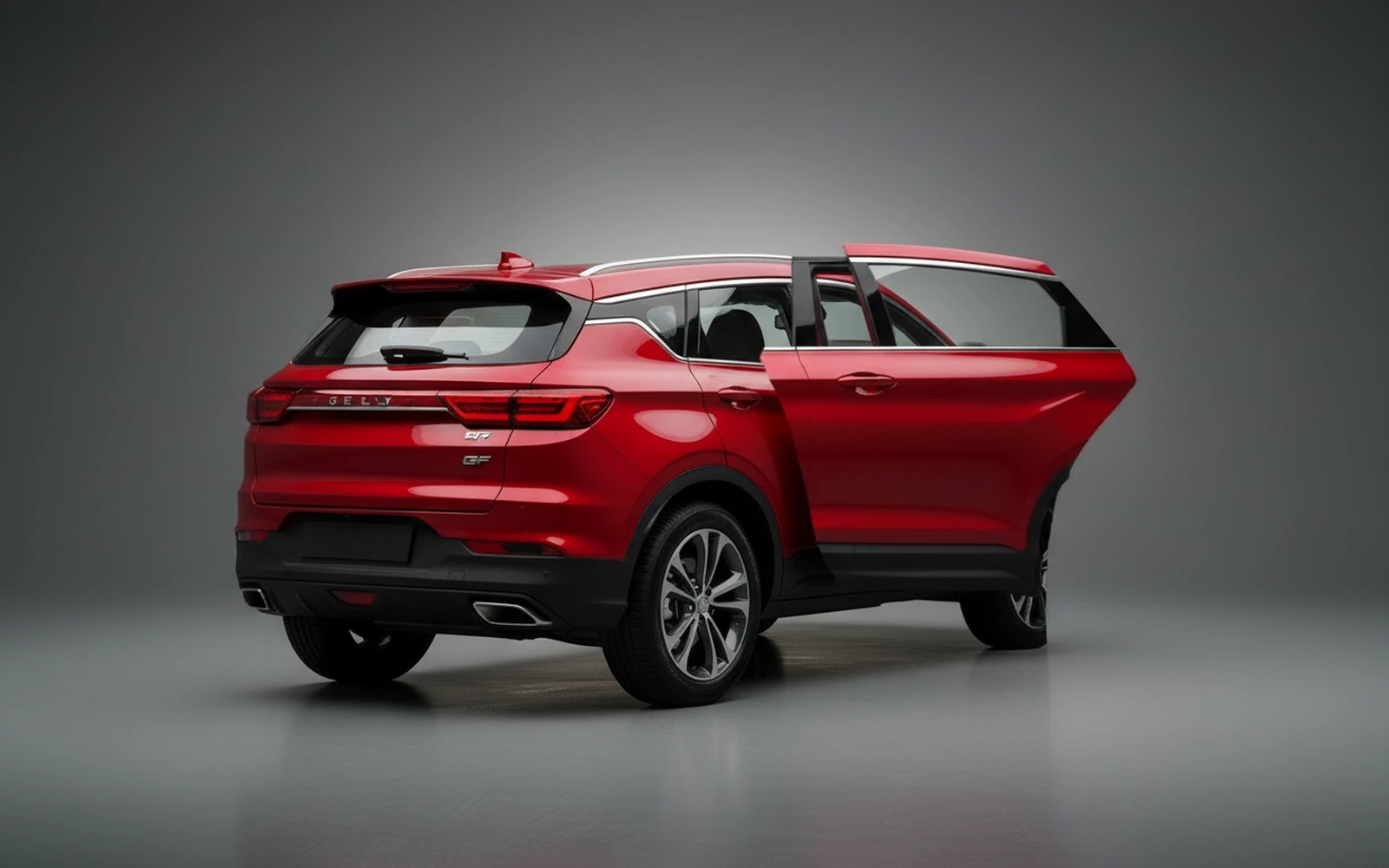 Geely Coolray GF Red 2024 — interior dashboard