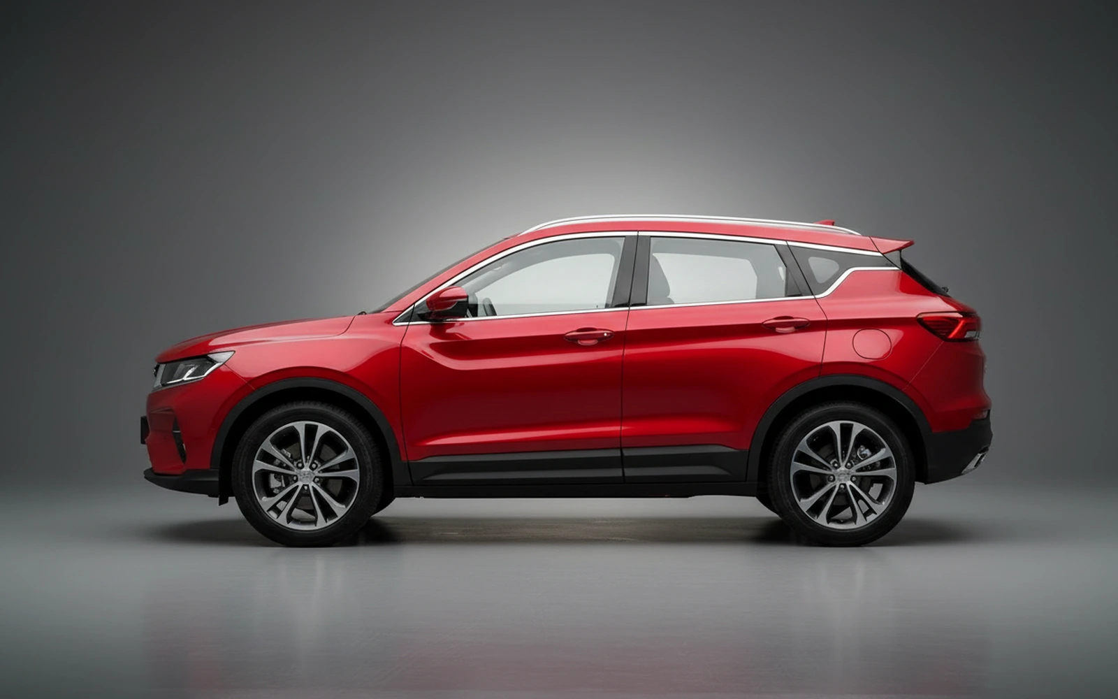 Geely Coolray GF Red 2024 — exterior rear view